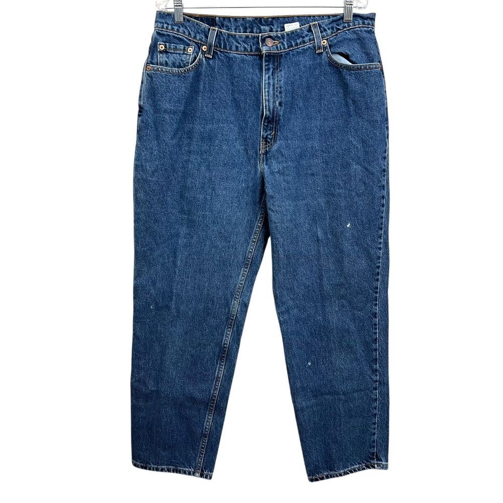 VTG Levis Womens 512 Jeans Slim Fit Straight Y2K  90's Zip Blue Sz 18 Reg S*
